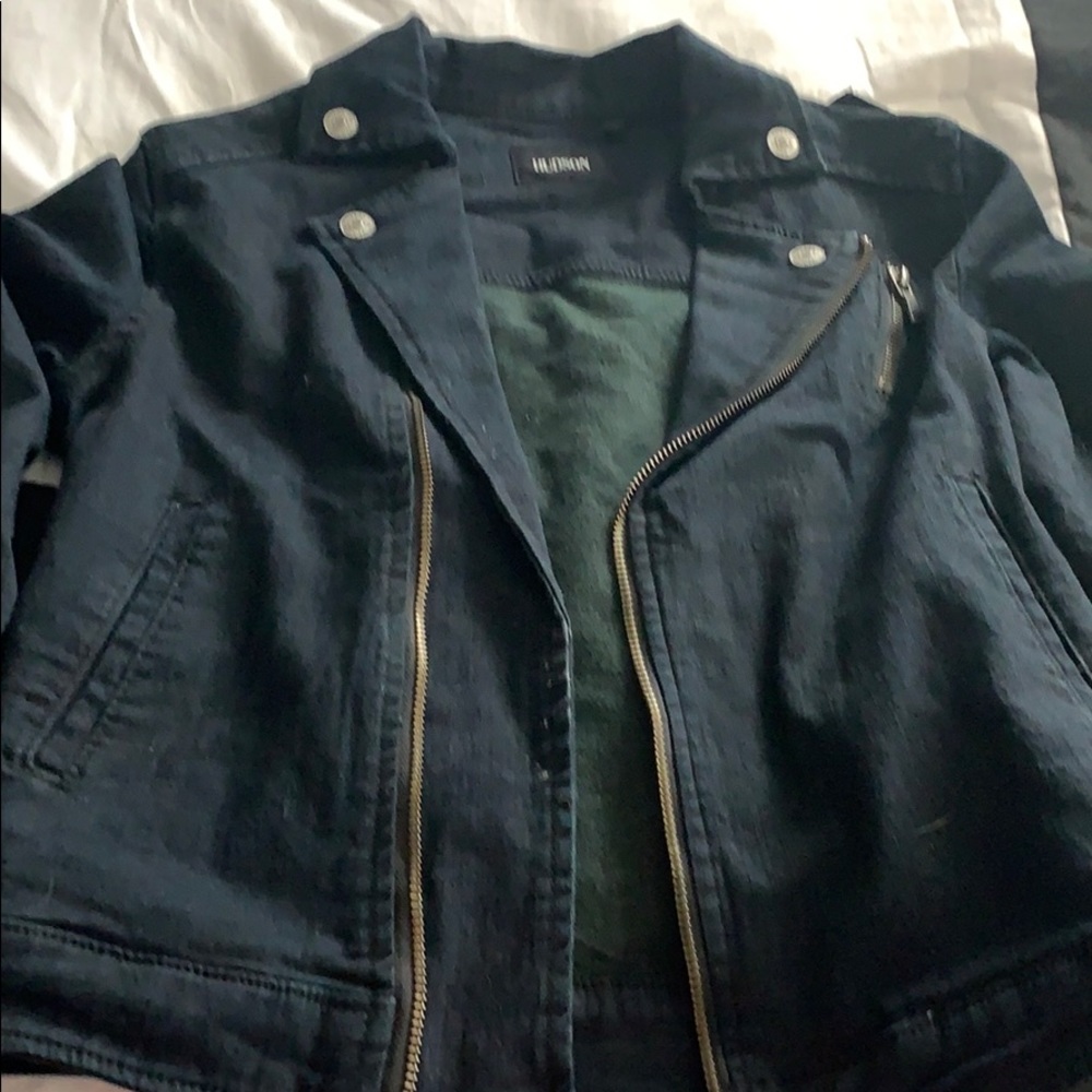 Black jean jacket